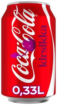 Coca-Cola Original Taste Kirsikka virvoitusjuoma tölkki 0,33 L
