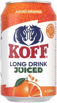 Koff Long Drink Juiced Orange long drink 5 % tölkki 0,33 L