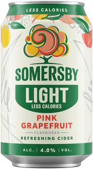 Somersby Pink Grapefruit Light siideri 4 % tölkki 0,33 L