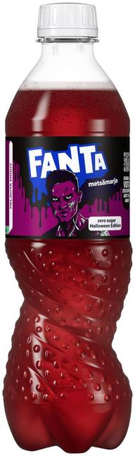 Fanta Halloween Zero virvoitusjuoma muovipullo 0,5 L