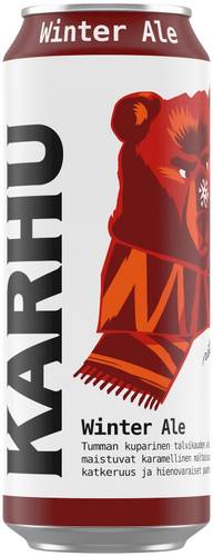 Karhu Winter Ale olut 5,5 % tölkki 0,5 L
