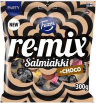 Fazer Remix Salmiakki +choco karkkipussi 300g