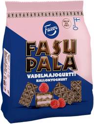 Fazer Fasupala Vadelmajogurtti vohvelikeksi 175g