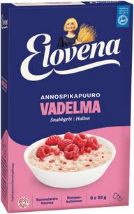 Elovena 210g vadelma annospikapuuro