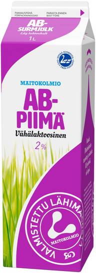 Maitokolmio vähälaktoosinen AB-piimä 1l