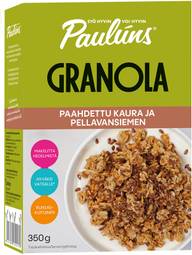Paulúns paahdettu kaura ja pellavansiemen granola 350g