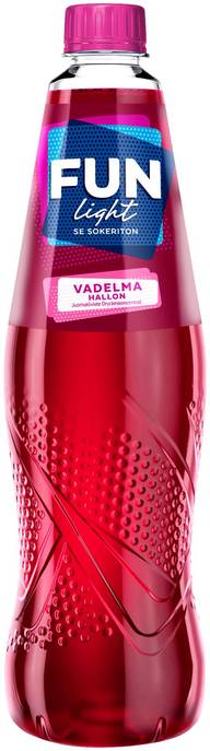 FUN Light vadelmanmakuinen juomatiiviste 0,5l