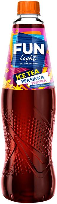 FUN Light Ice Tea persikka jääteen makuinen juomatiiviste 0,5l