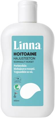 Linna Hoitoaine Hajusteeton 400 ml