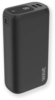 Wave Ultrapower lisävirta, 30000mAh, Musta