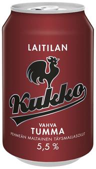 Laitilan Kukko Vahva Tumma Lager 5,5 til-% 0,33L olut