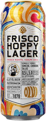 OLVI Frisco Hoppy Lager 5,0 % 0,5 l tlk