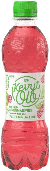 KevytOlo Vadelma-Lime mehukivennäisvesi 0,5 l kmp
