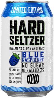 OLVI Hard Seltzer Blue Raspberry 4,5 % 0,33 l tlk