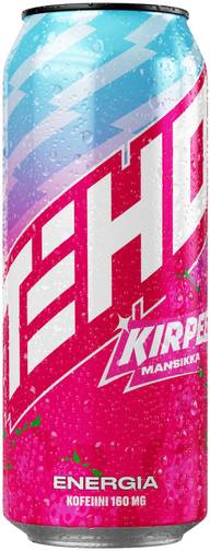 TEHO Kirpee Mansikka energiajuoma 0,5 l tlk