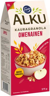 Fazer Alku Omenainen kauragranola 375 g