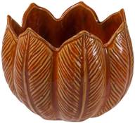 AmandaB ruukku oranssi kukka 14x14x11cm