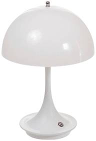 Pöytävalaisin 23,5cm valkoinen LED