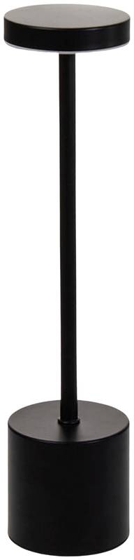 AmandaB Pöytävalaisin 34cm musta LED