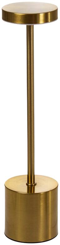 AmandaB pöytävalaisin 34cm kulta LED
