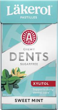 Läkerol Dents Sweetmint ksylitolipastilli 36g