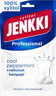 Jenkki Professional Cool pepperminttäysksylitolipurukumi 80g