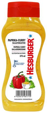 Hesburger Paprika-curry salaatinkastike 375ml