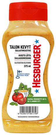 Hesburger Talon kevyt salaatinkastike 375ml