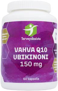 Terveyskaista Q10 Ubikinoni 150 mg 60 kaps.