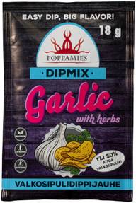 Poppamies Dipmix Garlic with herbs dippijauhe 18g