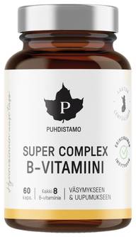 Puhdistamo Super Complex B-vitamiini 60kaps