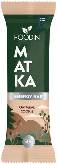 Foodin MATKA Energy Bar, Oatmeal Cookie, 50g