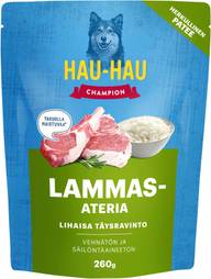 Hau-Hau Champion Lammasateria täysravinto 260 g