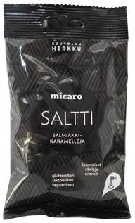 Kouvolan Herkku Saltti suolasalmiakkikaramelleja 80g