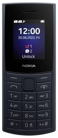 Nokia 110 4G 2nd Edition (2024) matkapuhelin tummansininen