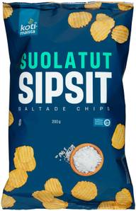 Kotimaista Suolatut sipsit 200g