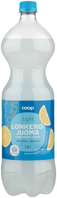 Coop lonkerojuoma light alkoholiton greipinmakuinen 1.5 l