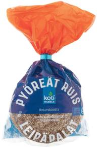 Kotimaista pyöreät ruisleipäpalat 4 kpl 235 g