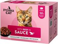 PrimaCat Nautaa kastikkeessa 12 x 85 g