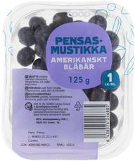 Coop pensasmustikka 125g