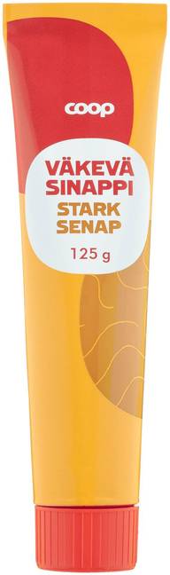 Coop sinappi väkevä 125 g
