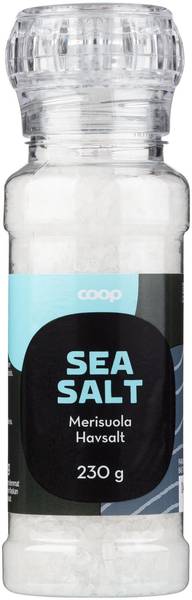 Coop Merisuolamylly 230g Sea Salt