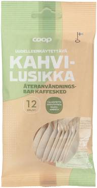 Coop uudelleenkäytettävä kahvilusikka 12 kpl
