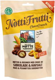 Den Lille Nøttefabrikken Nøtti Frutti ChocoCrunch pähkinä-hedelmäsekoitus RA 160 g