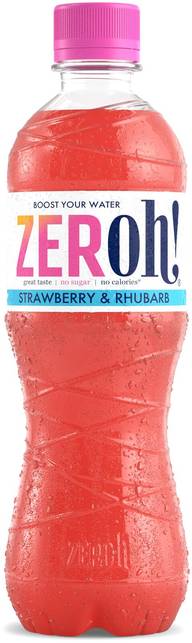 ZERoh! Strawberry & Rhubarb Juomatiiviste 500 ml