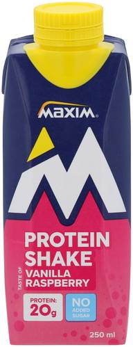 Maxim Vanilla raspberry proteiinijuoma 250ml