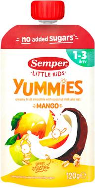 Semper Yummies smoothie mango 120g 1-3 vuotiaille