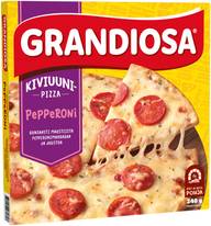 Grandiosa pepperoni kiviuuni pakastepizza 340g