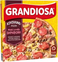 Grandiosa superiore for meat lovers kiviuuni pakastepizza 350g