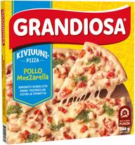 Grandiosa pollo mozzarella kiviuuni pakastepizza 350g